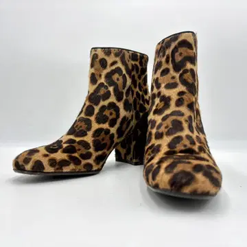 stuart weitzman 숏부츠 23 cm 레오파드 무늬 송치
