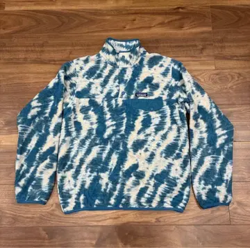 타이다이 무늬 플리스 자켓 하프 지퍼