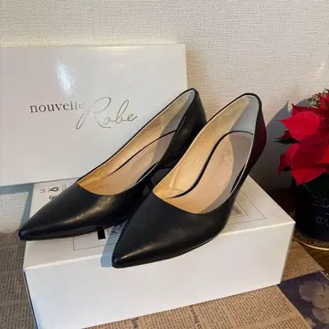 컨디션 최상 [ nouvelle Robe ] 누벨 로브 네이비 하이힐
