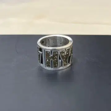 HYSTERIC GLAMOUR 글리터 로고 반지