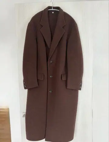 MUJI Labo 캐시미어 혼방 체스터 코트