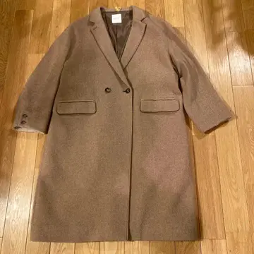 북유럽 생활 잡화점 가벼운 체스터 코트 브라운