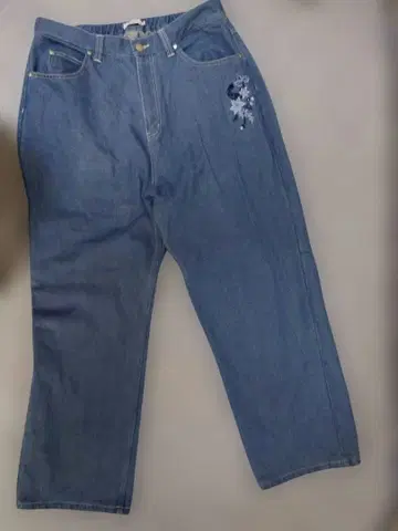 [그라니프] 플라워 칸푸 라무 찹/루즈핏 데님 팬츠/XL