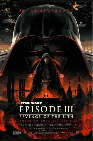 STAR WARS EPISODE III 시스의 복수 포스터 20주년 기념