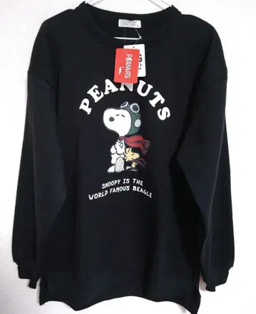 스누피 플라잉 에이스 맨투맨 트레이닝복 소재 남성용 L