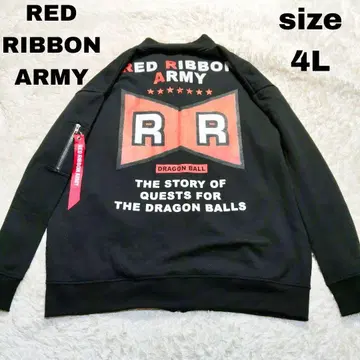 드래곤볼 레드 리본군 블루종 맨투맨 4L 블랙