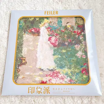 [ 한정품 ] 페이 손수건 모네 인상파 우스터 미술관 핑크