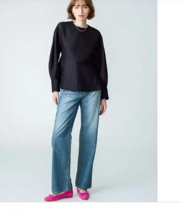 론 헤르만 빈티지 하이 웨이스트 데님 팬츠