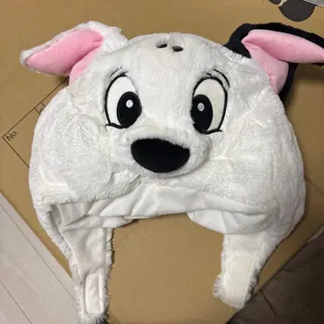 강아지 캐릭터 플리스 모자 귀 포함