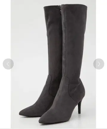 rienda 신데렐라 라인 롱 부츠 / 그레이 S 사이즈