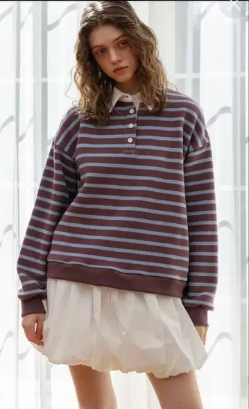 thetoe 스웨트 셔츠 보더