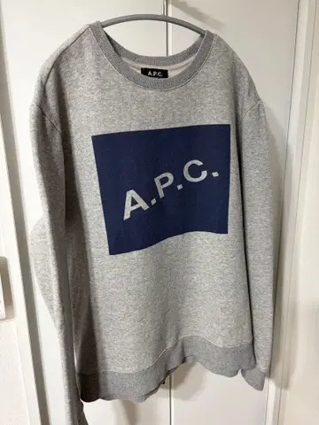 A.P.C. (아페쎄) 로고 맨투맨 L 사이즈 그레이 일본제