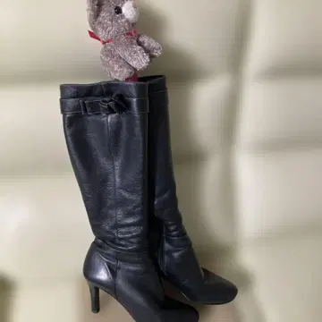 블랙 부츠 24cm 하이힐