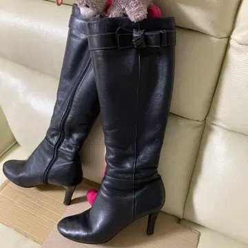 블랙 부츠 24cm 하이힐