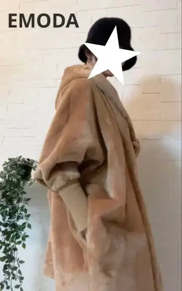 후드 부착 판초 [ EMODA ]