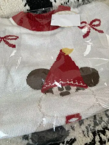 디즈니 크리스마스 2025 릴린린 니트 스웨터 새상품