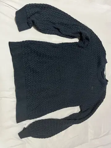 LACOSTE 다크 블루 니트 스웨터 US S