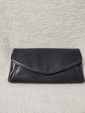 미사용품 genten 겐텐 블루 그레이 장지갑