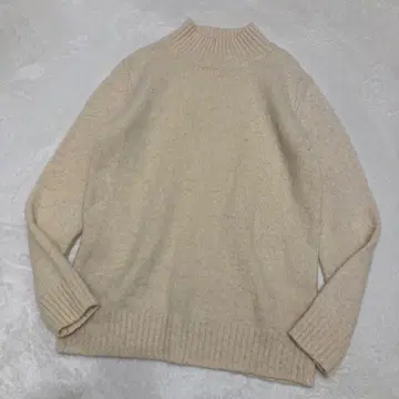 미라 오웬 양모 100% 하이넥 니트 스웨터