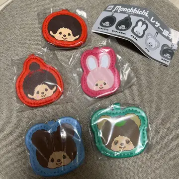 몽치치 가죽 느낌 키링 5개 세트