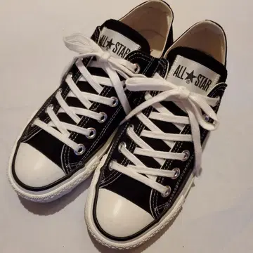 컨버스 올스타 블랙 로우컷 스니커즈 일본제