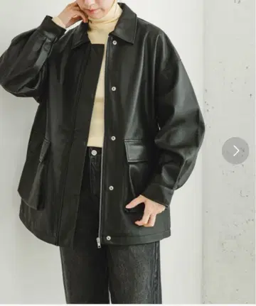 ITEMS URBANRESEARCH 페이크 가죽 자켓