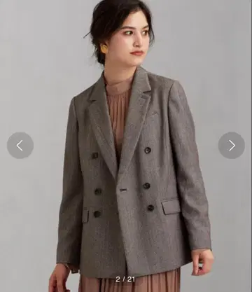 그린 라벨 릴랙싱 헤링본 더블 자켓