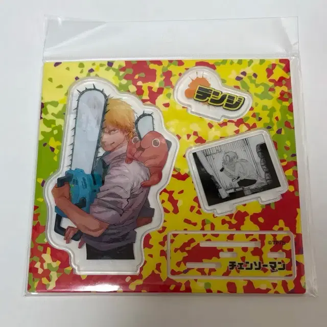 [미개봉] 체인소맨 포치타 덴지 점프샵 원화 아크릴 스탠드 디오라마