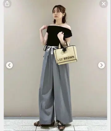 LILYBROWN 레이어드 이지 팬츠