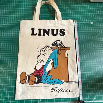 [ 초레어 ] 파밀리아 스누피 토트백 라이너스 1952년 당시 물품