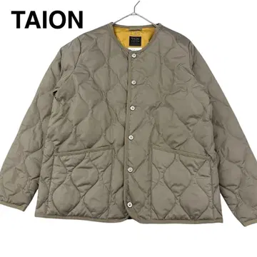 [ 새상품급 ] TAION 퀼팅 U NECK BUTTON JACKETS