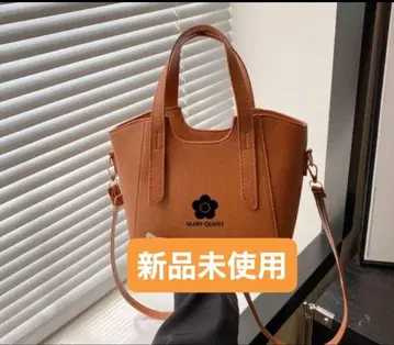 MARY QUANT 토트백 숄더백 브라운 미사용 새상품