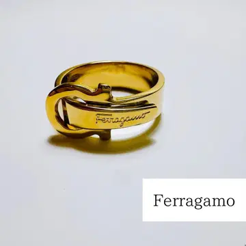 페라가모 골드 스카프링