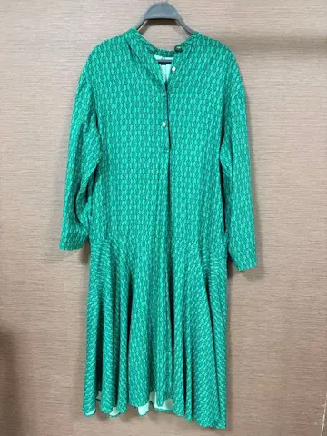 Anne Coquine 레이온 원피스 그린 M 사이즈