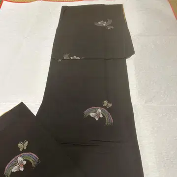 순수 실크 오시마지마 나비와 무지개 카타스 중고품