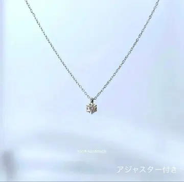 Rkk..2 님 싱글 볼 다이아*CZ 목걸이 써지컬 스테인리스 목걸이