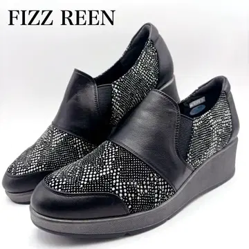 [ 미사용급 ] FIZZ REEN 통굽 워킹화 라메 웨지솔
