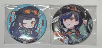 프로세카 세카라이 캔뱃지 시로이시 안 2점
