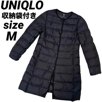 유니클로 울트라 라이트 다운 컴팩트 코트 M 블랙