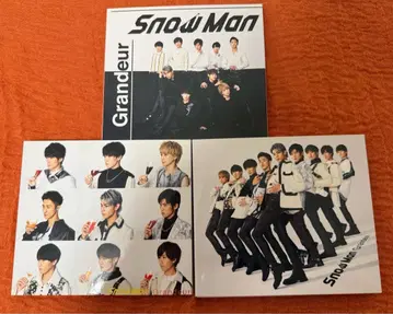 SnowMan 3번째 싱글 Grandeur 3가지 형태 세트