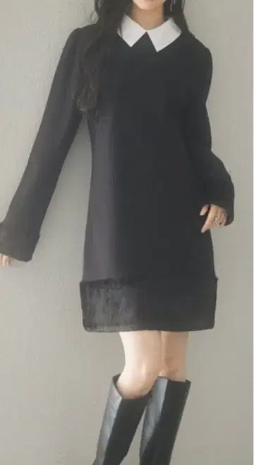 SAISON DE PAPILLON 2way 원피스 L 블랙