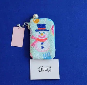 FEILER 러브리 캔디 오너먼트 키 & 카드 파우치 WEB 한정판