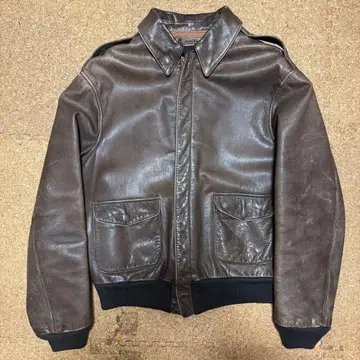 AVIREX TYPE A-2 가죽 자켓 40 usa제