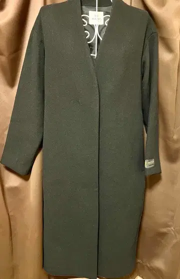 새상품 나노 유니버스 MANTECO 블랙 울 체스터 코트 S