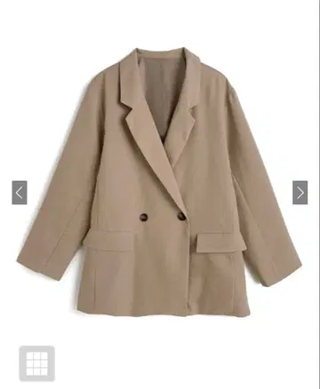 베이지 테일러드 자켓