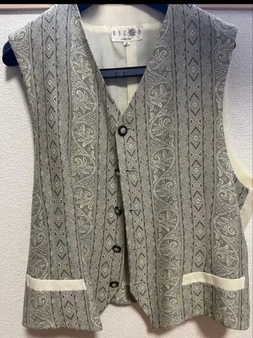 BBCO 베이지 그레이 베스트 P 사이즈