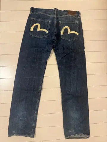 [ 에비수 ] 스트레이트 데님 33 x 35