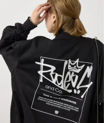 RODEO CROWNS WIDE BOWL 오버 밀리터리 블루종