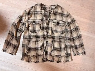 BEAMS LIGHTS 체크 무늬 자켓