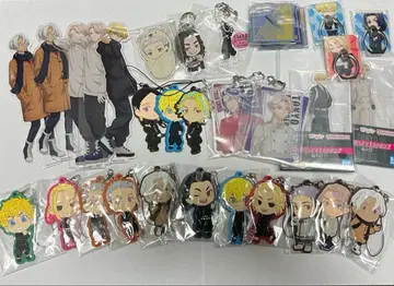 아크릴 키링 세트 도쿄 리벤저스 제일복권 러버 마스코트